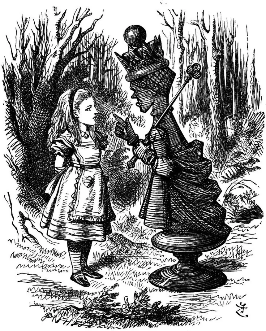 Alice in Wonderland Tenniel illustration
